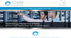 Desktop Screenshot of powertechniquesinc.com